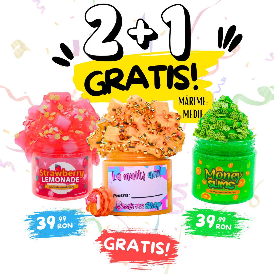2+1 GRATIS — SLIMES ANIVERSARE MEDII