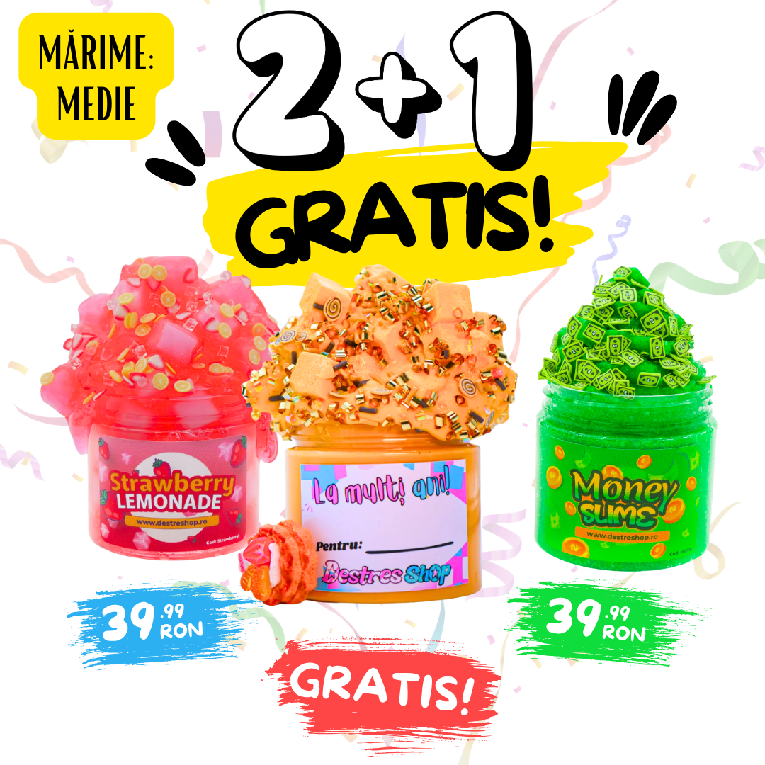 2+1 GRATIS — SLIMES ANIVERSARE MEDII