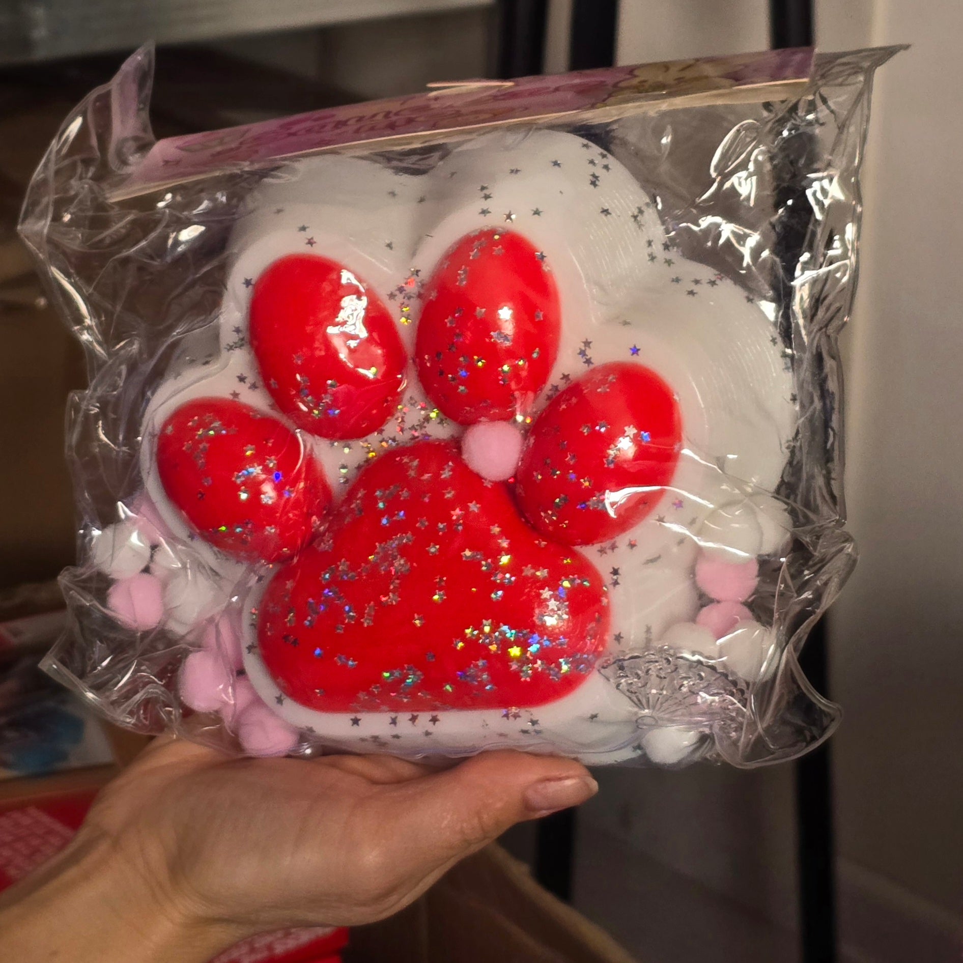 Lăbuță Taba Squishy XXL cu Sclipici (Ediție Limitată)